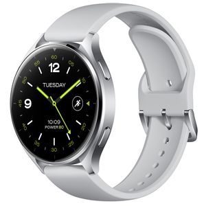 Xiaomi Watch S2 Silver Case with Gray TPU Strap