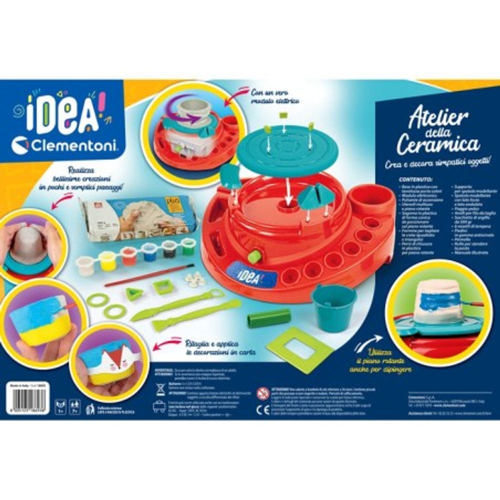 Clementoni CL18693 Idea Kreativni set lončarsko kolo slika 4