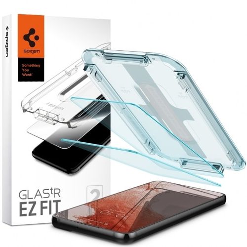 KALJENO STAKLO SPIGEN GLAS.TR EZ FIT AGL04145 ZA SAMSUNG GALAXY S22 PLUS 2 KOM slika 1