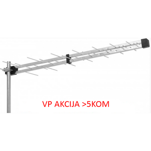 GMB-28EK **Gembird Antena Loga UHF sa F konektorom 28 elemenata, dužina 104cm, dobit 9dB alumini.696 slika 4