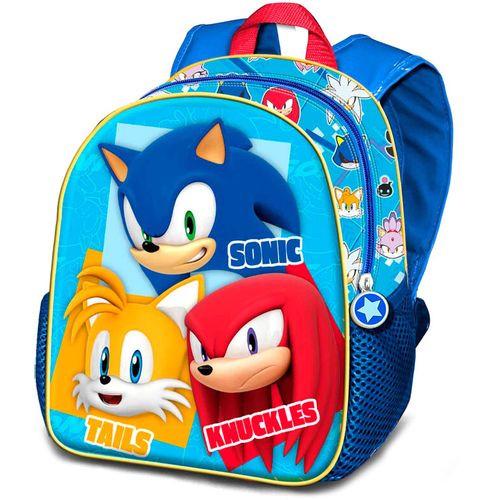Sonic the Hedgehog Trio 3D backpack 31cm slika 1