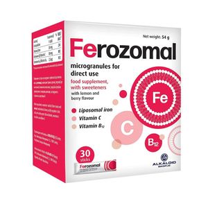 FEROZOMAL GRANULE A30 - Liposomalno Željezo s Vitaminima C i B12