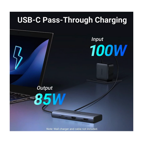 Ugreen 6in1 USB-C 100W PD Docking Station slika 3