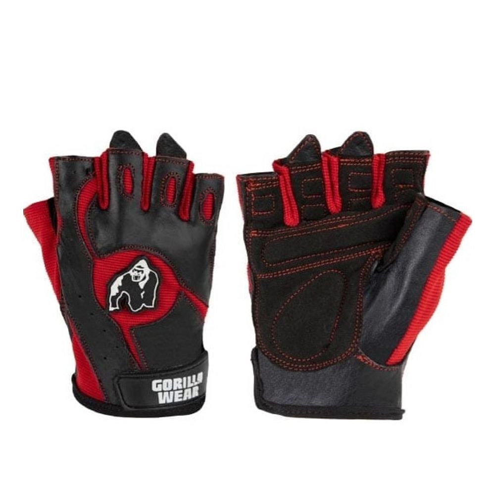 Gorilla Wear MITCHELL Rukavice za trening, Crno/Crvene slika 1