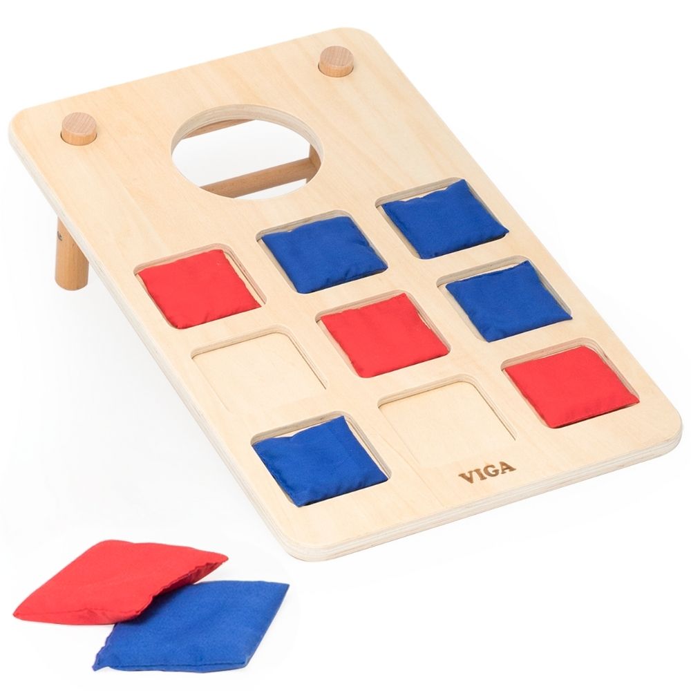 Viga 2u1 arkadna igra tic-tac-toe + cornhole - bacanje u metu slika 6