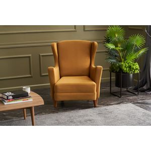 Lola Berjer - Gold Gold Wing Chair