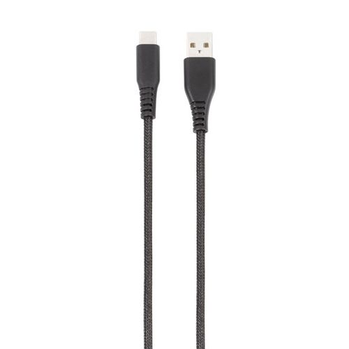 Kabel VIVANCO 61693, Type-C, Long Life, pleteni, 2.5m, crni slika 1