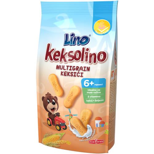 Lino Keksolino multigrain keksići 140g slika 1