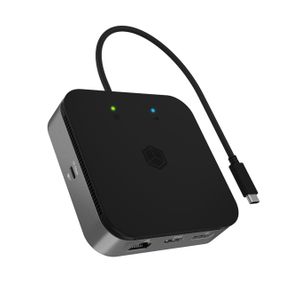 Icybox IB-DK408-C41 USB4 Docking Station s Dvostrukim Video Izlazom 7u1, 60W PowerDelivery Napajanje