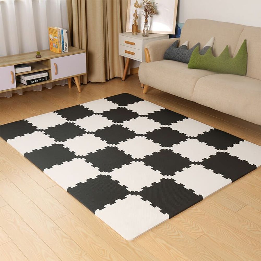 Kinderkraft Podloga za igru LUNO 150x180cm, Black slika 1