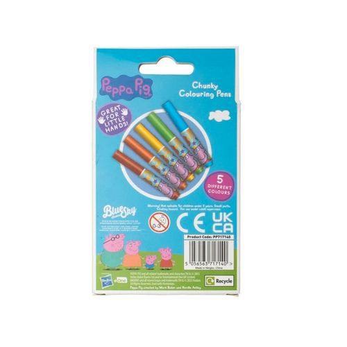 BLUE SKY PEPPA PIG PEN SET - CHUNKY FELT TIPS slika 2