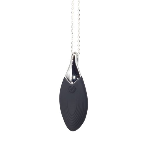 Klitoralni vibrator Lola games Vibrating necklace Liberty Leaf Black slika 3