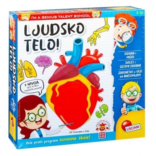 Lisciani Mali Genije SR Edukativni set Upoznaj ljudsko telo RS100538 slika 1