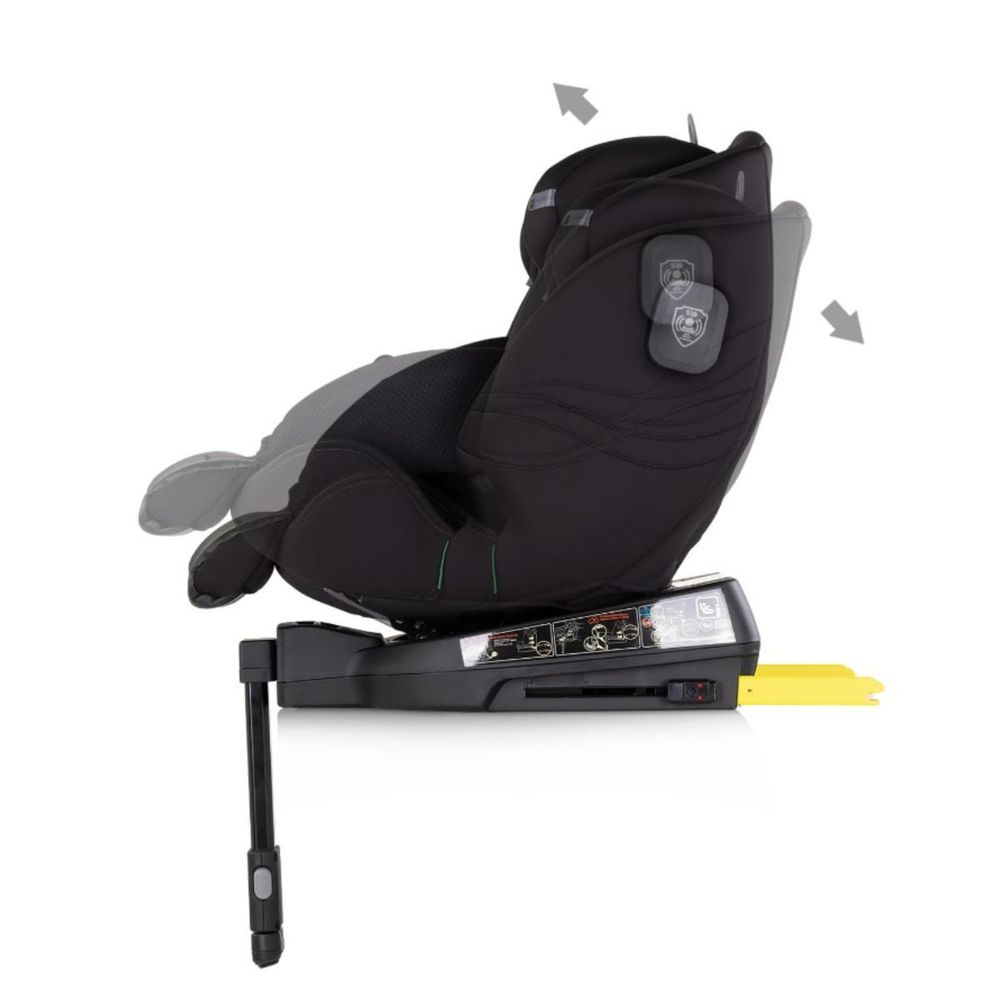 Chipolino Rotirajuća autosjedalica Premium 40-150cm Isofix Blackberry STKPR02501BB slika 4