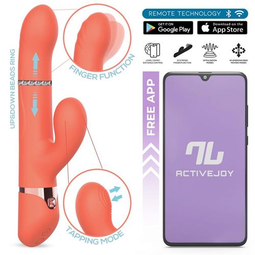 Intoyou Mindy rabbit vibrator s up&amp;down perlama, pulsiranjem slika 1