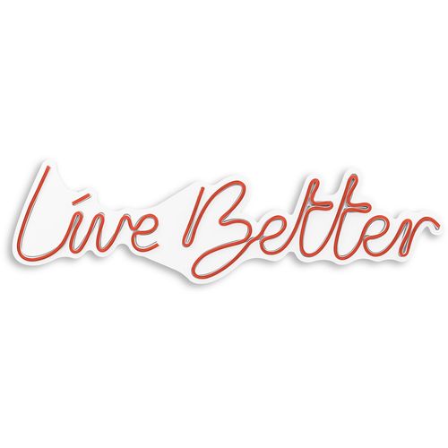 Wallity Zidna LED dekoracija, Live Better - Red slika 6