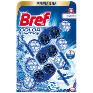 Bref WC osveživač  Blue Aktiv Chlorine 3x50g 