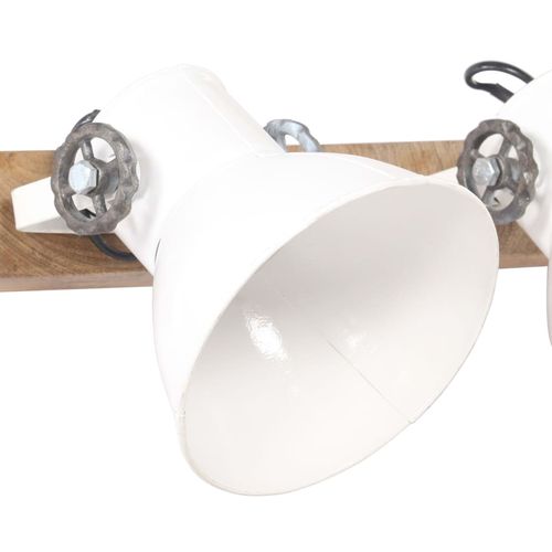 Industrijska zidna svjetiljka bijela 45 x 25 cm E27 slika 5