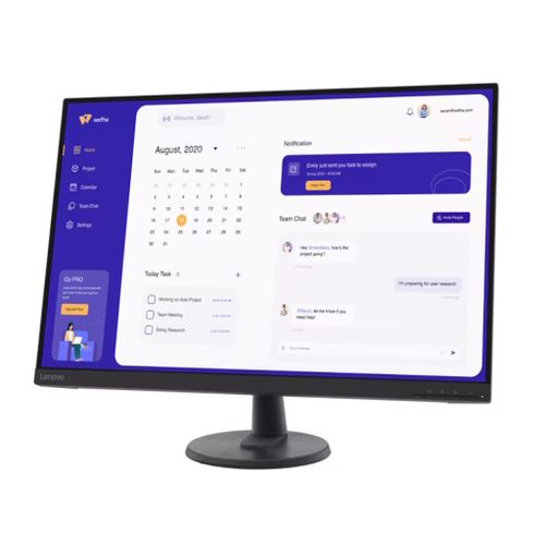 Lenovo D32u-45 Monitor 31.5" VA 3840x2160 60Hz 4ms 2xHDMI DP FreeSync VESA crna slika 3