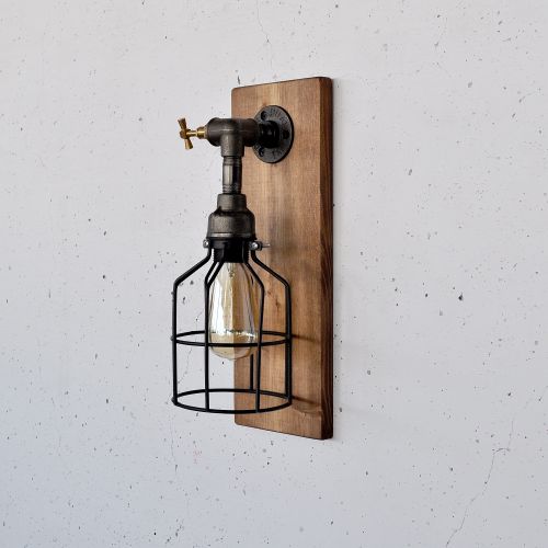 Pp171 Wooden Wall Lamp slika 8