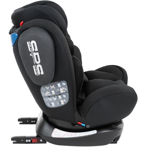 Kikka Boo autosjedalica 4 Fix DOUBLE ISOFIX Black slika 3