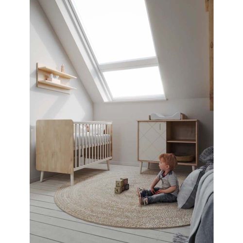 Faktum Peak kinderbet 120x60 cm, Natural Oak-White slika 3