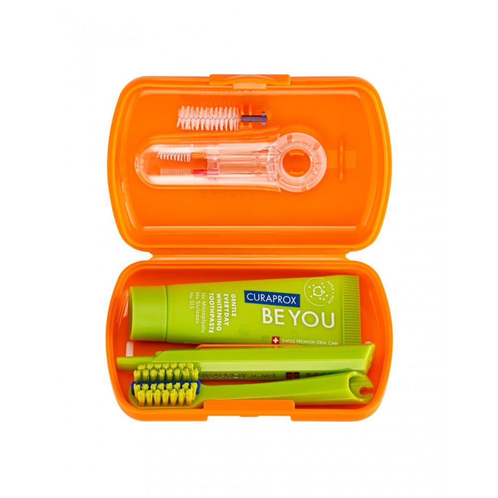 Curaprox Putni set Ortho, Narandžasti slika 1