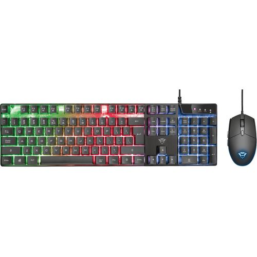 Trust GXT838 tastatura+miš Azor Gaming Combo, RGB slika 1