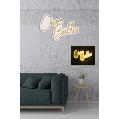 Wallity Ukrasna plastična LED rasvjeta, Ciao Bella - Yellow slika 3