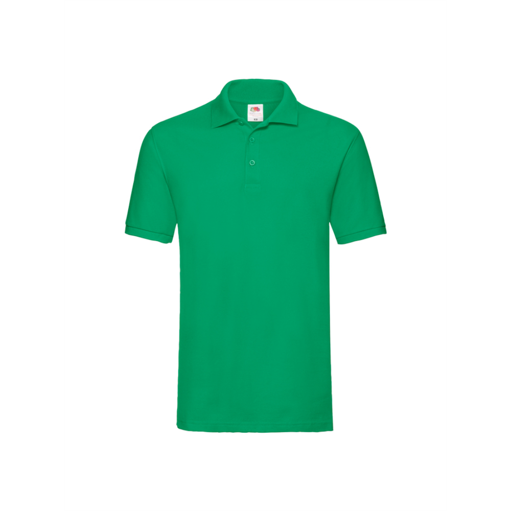 Fruit Of The Loom Polo majica kratkih rukava 180g - Zelena L slika 1