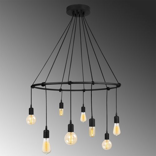 Salkım - 3111 Black Chandelier slika 4