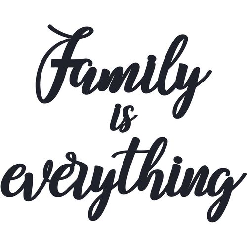 Wallity Zidna dekoracija drvena, Family Is Everything slika 3