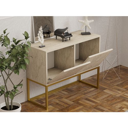 Woody Fashion Komoda ZERMAT, boja Travertine slika 3