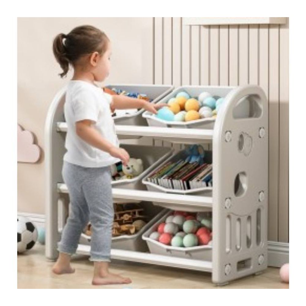 Mamakids ormarić organizator za dječje igračke 110X40X70 cm slika 6