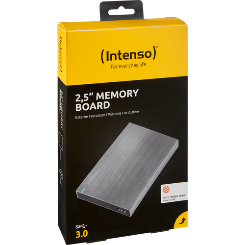(Intenso) Eksterni Hard Disk 2.5", kapacitet 1TB, USB 3.0, Crna - HDD3.0-1TB/Memory Board slika 1