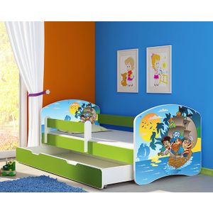 ACMA Dječiji krevet Acma II sa ladicom Green - 160x80cm - Dezen 21