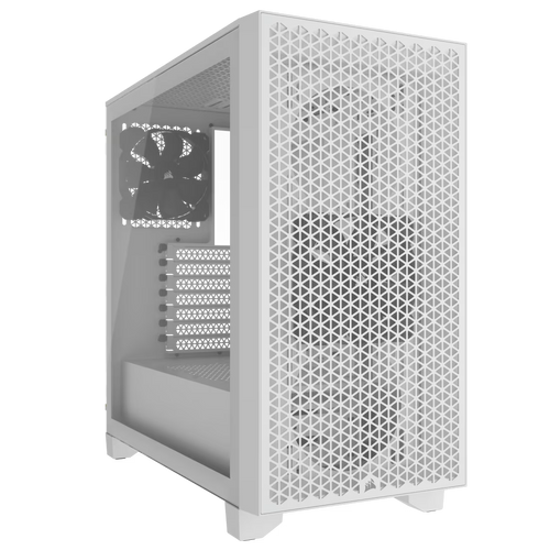 Corsair kućište 3000D Airflow White Tempered Glass Mid-Tower slika 1