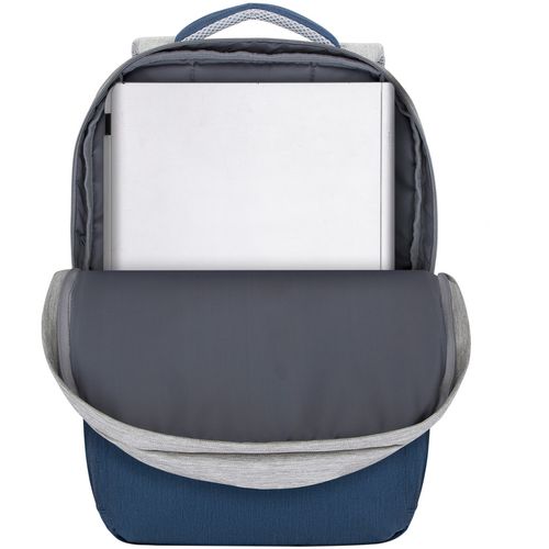 Ruksak RivaCase 17.3" Prater 7567 Grey/Dark Blue anti-theft laptop backpack slika 11