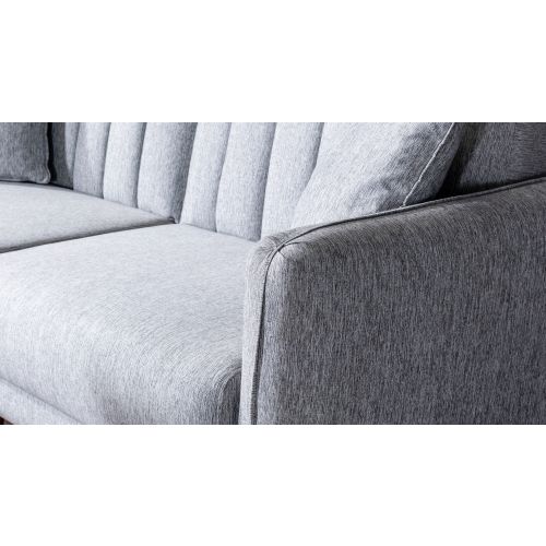 Atelier Del Sofa Aqua-TKM03-1008 Sivi Sofa-Krevet Set slika 5