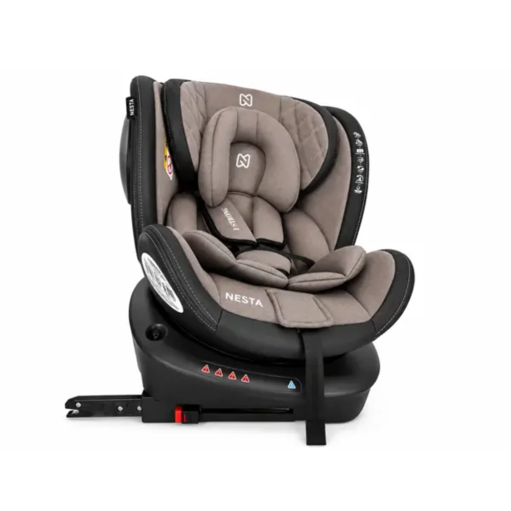 Nesta Autosjedalica I-Strong FR20 0-36kg Isofix, Khaki Beige slika 6