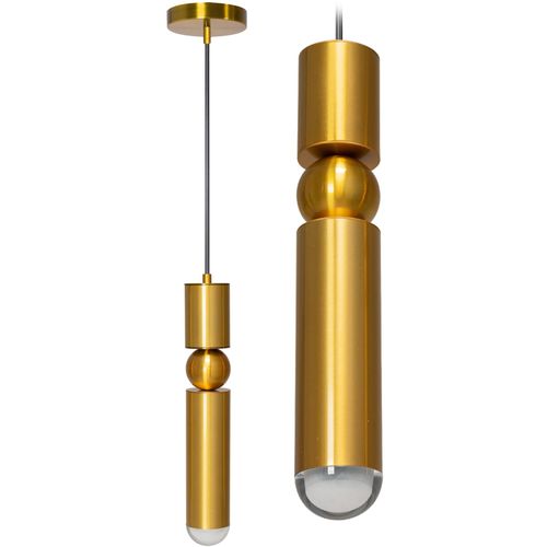 TOOLIGHT Stropna viseća svjetiljka metalna zlatna APP470-1CP slika 6