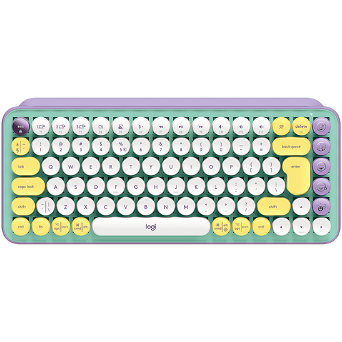 LOGITECH POP Keys Wireless Mechanical Keyboard With Emoji Keys - DAYDREAM_MINT - US INT'L - BT - INTNL - BOLT slika 1