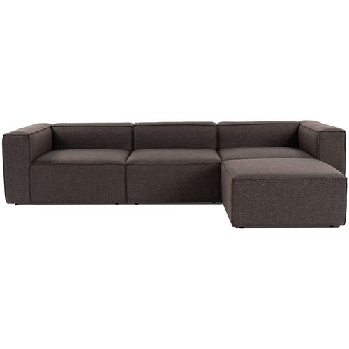 Fora - Ugao Sofa u Tamno Smeđoj Boji slika 3