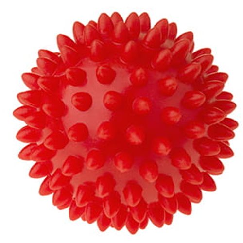 Tullo šiljasta loptica za masažu 6,6cm crvena slika 1