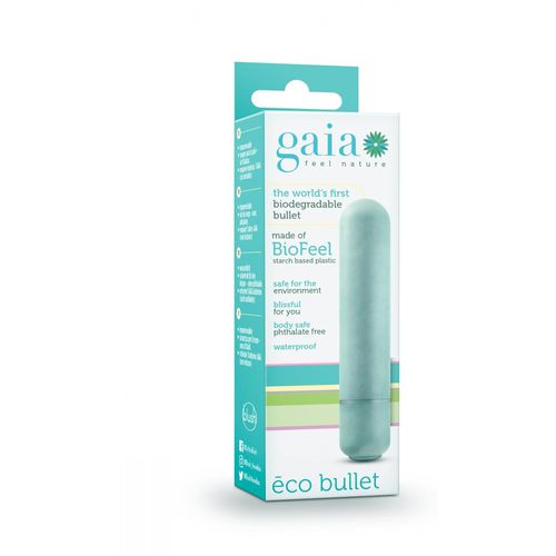 Bullet vibrator Gaia Eco, tirkizan slika 7