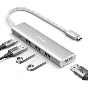 Ugreen Revodok USB-C Hub 5-u-1, 100W PD, bijeli