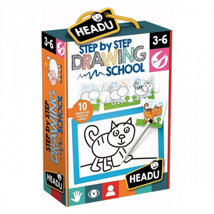 Headu Dječije puzle Step by Step Drawing School 21062 - Škola crtanja korak-po-korak
