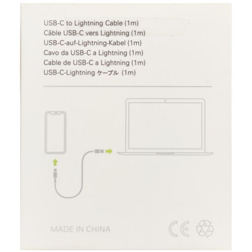 CCP-AMCM-AMLM-1.0M ** Gembird 20W PD kabl USB-C na Lightening 8-pin, USB 3.0, 1m, white (167) slika 4