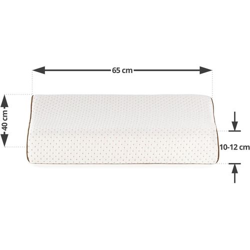 Viši anatomski jastuk od lateksa Vitapur XL Comfort - 60x40 cm slika 4