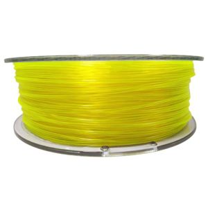 Filament za 3D printer, PET-G, 1.75 mm, 1 kg, prozirna žuta